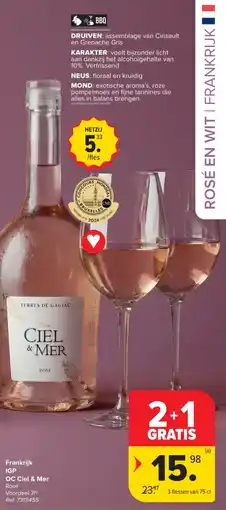 Carrefour Market Frankrijk IGP OC Ciel & Mer aanbieding