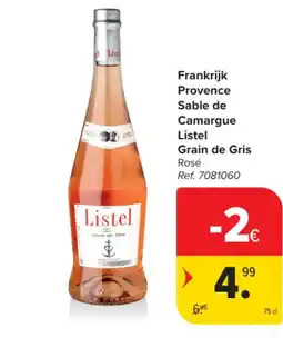 Carrefour Market Frankrijk Provence Sable de Camargue Listel Grain de Gris aanbieding