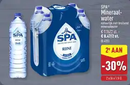 ALDI Spa Mineraalwater aanbieding