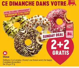 AD Delhaize Donut aanbieding