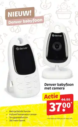 Wibra Denver Babyfoon met Camera aanbieding