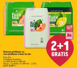 AD Delhaize Boisson pétillante ou non pétillante à base de thé aanbieding