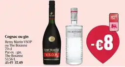 AD Delhaize Cognac ou gin aanbieding