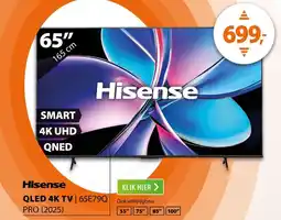 Expert Hisense QLED 4K TV | 65E79Q Pro 2025 aanbieding