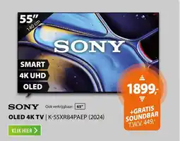 Expert Sony OLED 4K TV | K-55XR84PAEP (2024) aanbieding