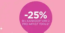 ICI PARIS XL Bij aankoop van 2 pro artist tools aanbieding