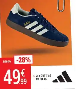 Intersport Adidas VL court 3.0 aanbieding