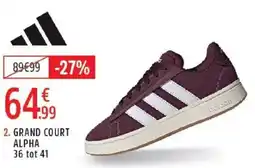 Intersport Adidas grand court alpha aanbieding