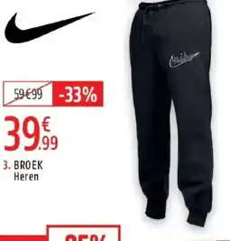 Intersport Nike Broek Heren aanbieding