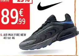 Intersport Nike air max fire new aanbieding