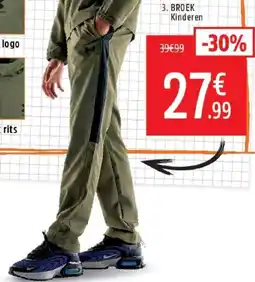 Intersport Under Armour broek Kinderen aanbieding