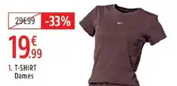 Intersport Nike T-shirt Dames aanbieding