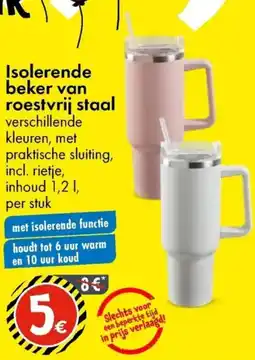 TEDi Isolerende beker van roestvrij staal aanbieding