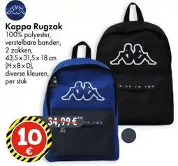 TEDi Kappa Rugzak aanbieding