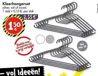 TEDi Kleerhangerset aanbieding