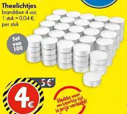 TEDi Theelichtjes aanbieding