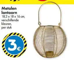 TEDi Metalen lantaarn aanbieding