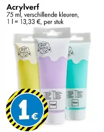 TEDi Acrylverf aanbieding