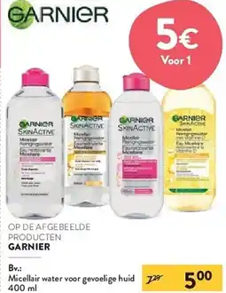 Di Garnier Micellair water voor gevoelige huid aanbieding