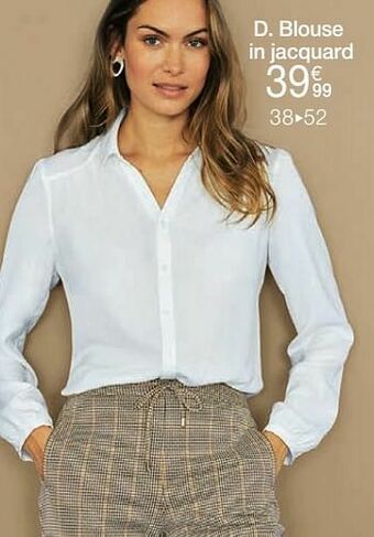 Damart Blouse in jacquard aanbieding