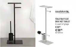 Freetime Sealskin toiletbuttler brix met tablet aanbieding