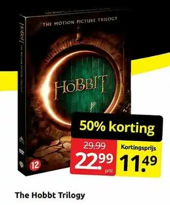 Boekenvoordeel The hobbt trilogy aanbieding