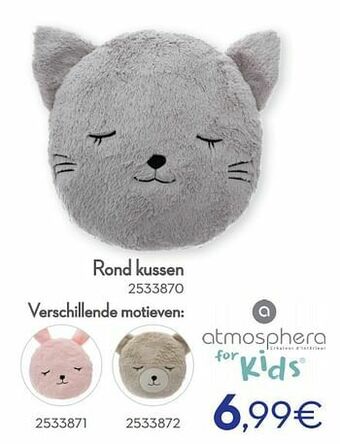 Cora Rond kussen aanbieding