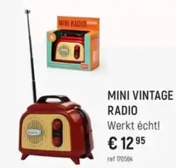 Freetime Mini vintage radio aanbieding