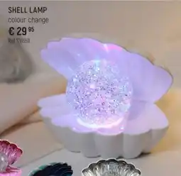 Freetime Shell lamp colour change aanbieding