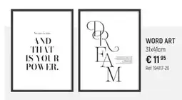 Freetime Word art aanbieding