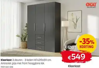 BE-Okay Kleerkast aanbieding