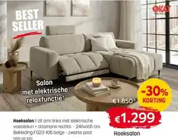 BE-Okay Hoeksalon aanbieding