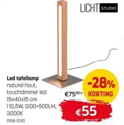BE-Okay Led tafellamp aanbieding
