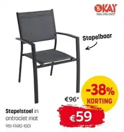 BE-Okay Stapelstoel aanbieding
