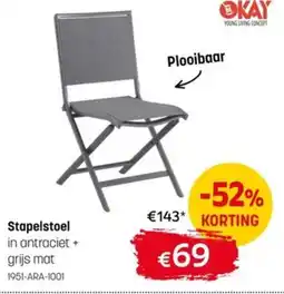 BE-Okay Stapelstoel aanbieding