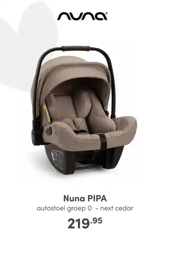 Baby & Tiener Nuna PIPA aanbieding