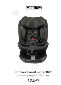 Baby & Tiener Cabino Transit i-size 360° aanbieding