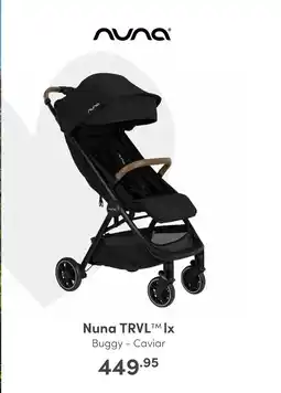 Baby & Tiener Nuna TRVL LX Buggy Caviar aanbieding