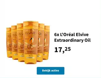 Plein.nl L'Oréal Elvive Extraordinary Oil aanbieding