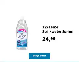 Plein.nl Lenor strijkwater spring aanbieding