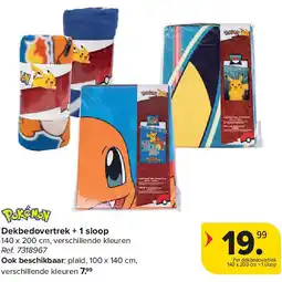 Carrefour Dekbedovertrek + 1 sloop aanbieding