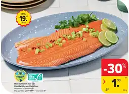 Carrefour Hele zalmfi let met vel Kwaliteitsketen Carrefour aanbieding