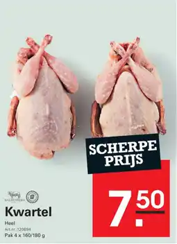 Sligro Kwartel aanbieding