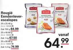 Sligro Rougié Eendenlever escalopes aanbieding