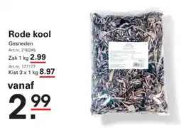 Sligro Rode kool aanbieding