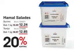 Sligro Hamal Salades aanbieding