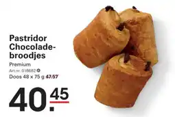 Sligro Pastridor Chocolade broodjes aanbieding