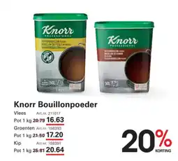 Sligro Knorr Bouillonpoeder aanbieding