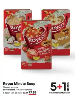 Sligro Royco Minute Soup aanbieding