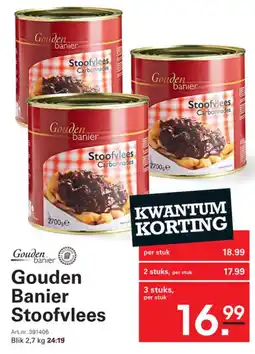 Sligro Gouden Banier Stoofvlees aanbieding